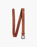 Leather brown belt